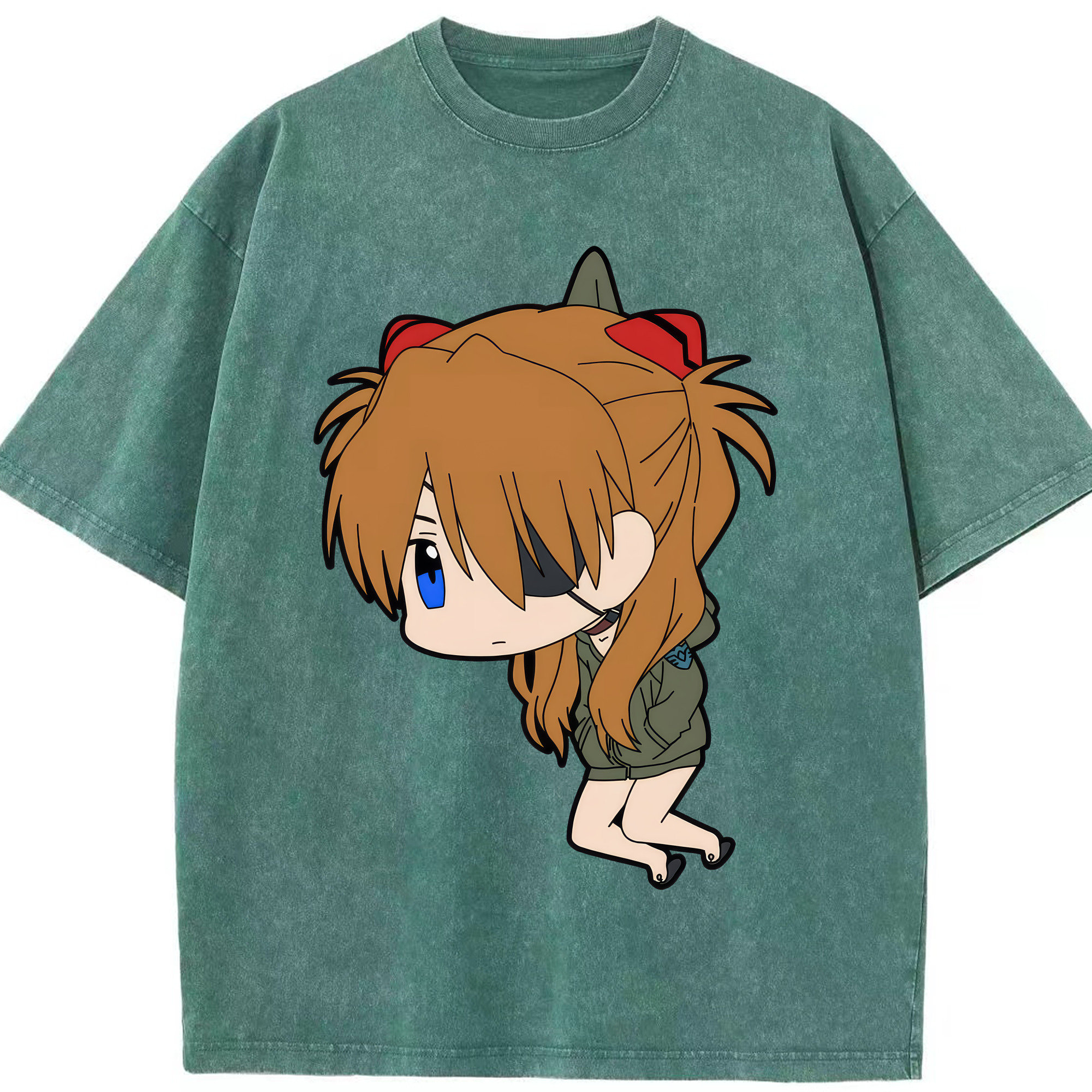 （画像用） EVA 新世紀エヴァンゲリオン 綿100% ヴィンテージ風 半袖Tシャツ（フロントプリント）
